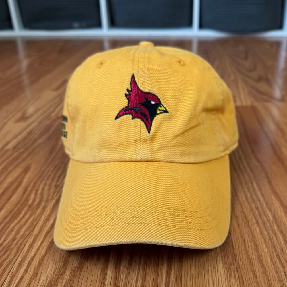 Ahead Vintage St. John Fisher College Strapback Yellow Dad Hat